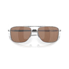 Oakley Gauge 8 Polished Chrome Frame with Tungsten Polarized Lenses OO4124-0962