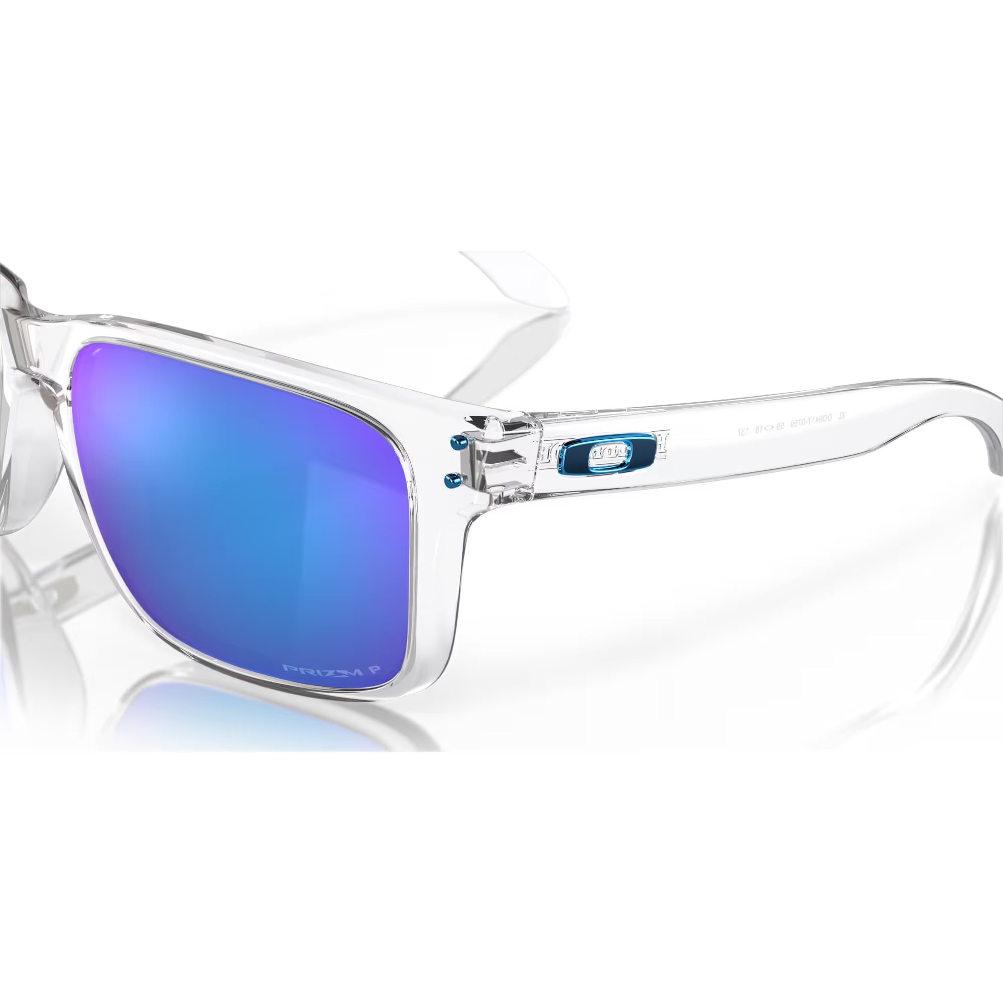 Oakley Holbrook XL Clear Frame with Prizm Sapphire Polarized Lenses 0OO9417-0759