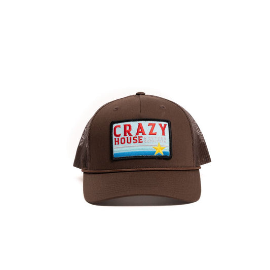 Crazy House Unisex Brown Snapback with Outfitter Patch - Crazy House Western Wear