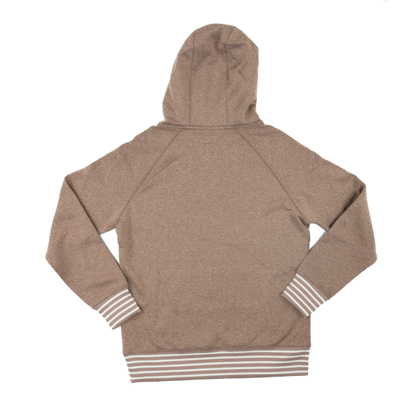 Women's Hooey "Legendary" Polar Fleece Brown Pullover Hoodie HH1370BR