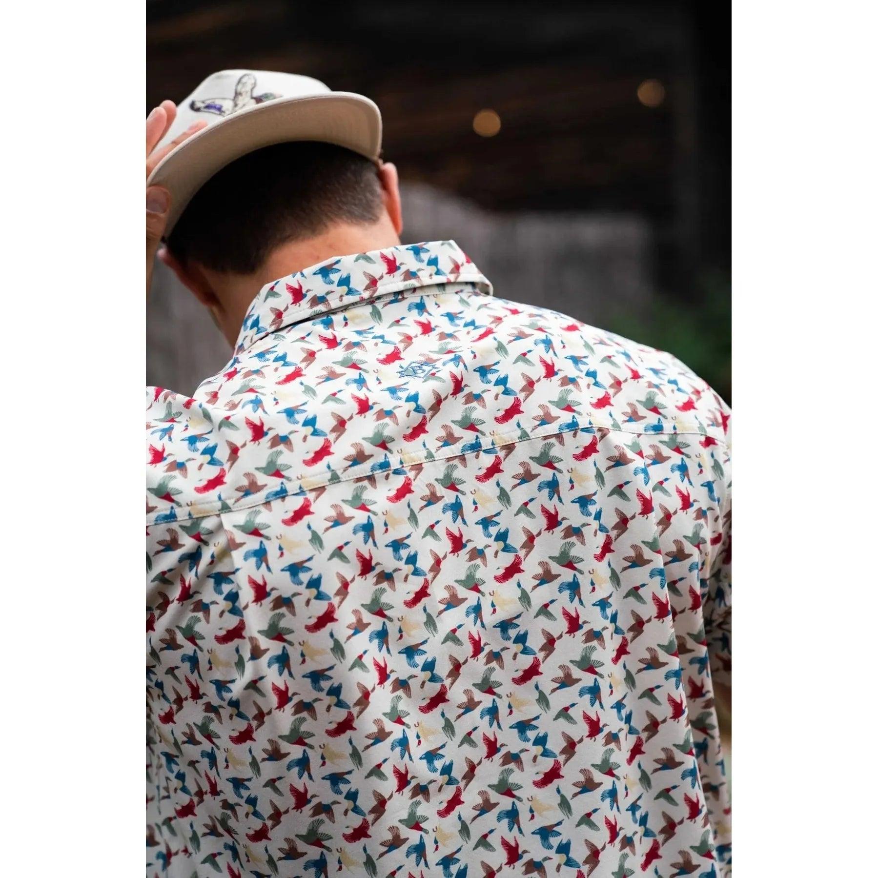 Men's Burlebo Performance Button Up 0008-PBU-AOD - Crazy House Western Wear