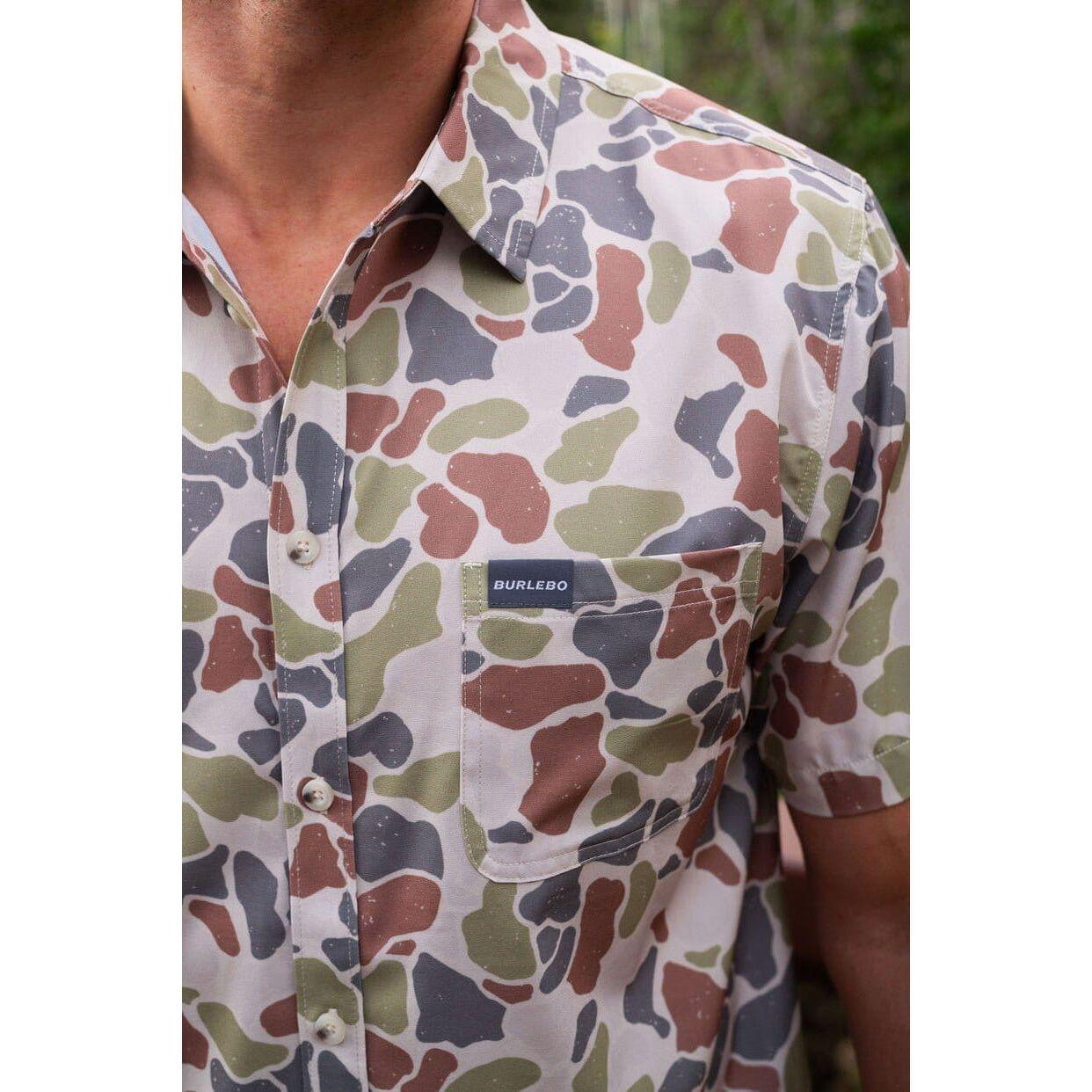 Men's Burlebo Performance Button Up 0008-PBU-DC - Crazy House Western Wear