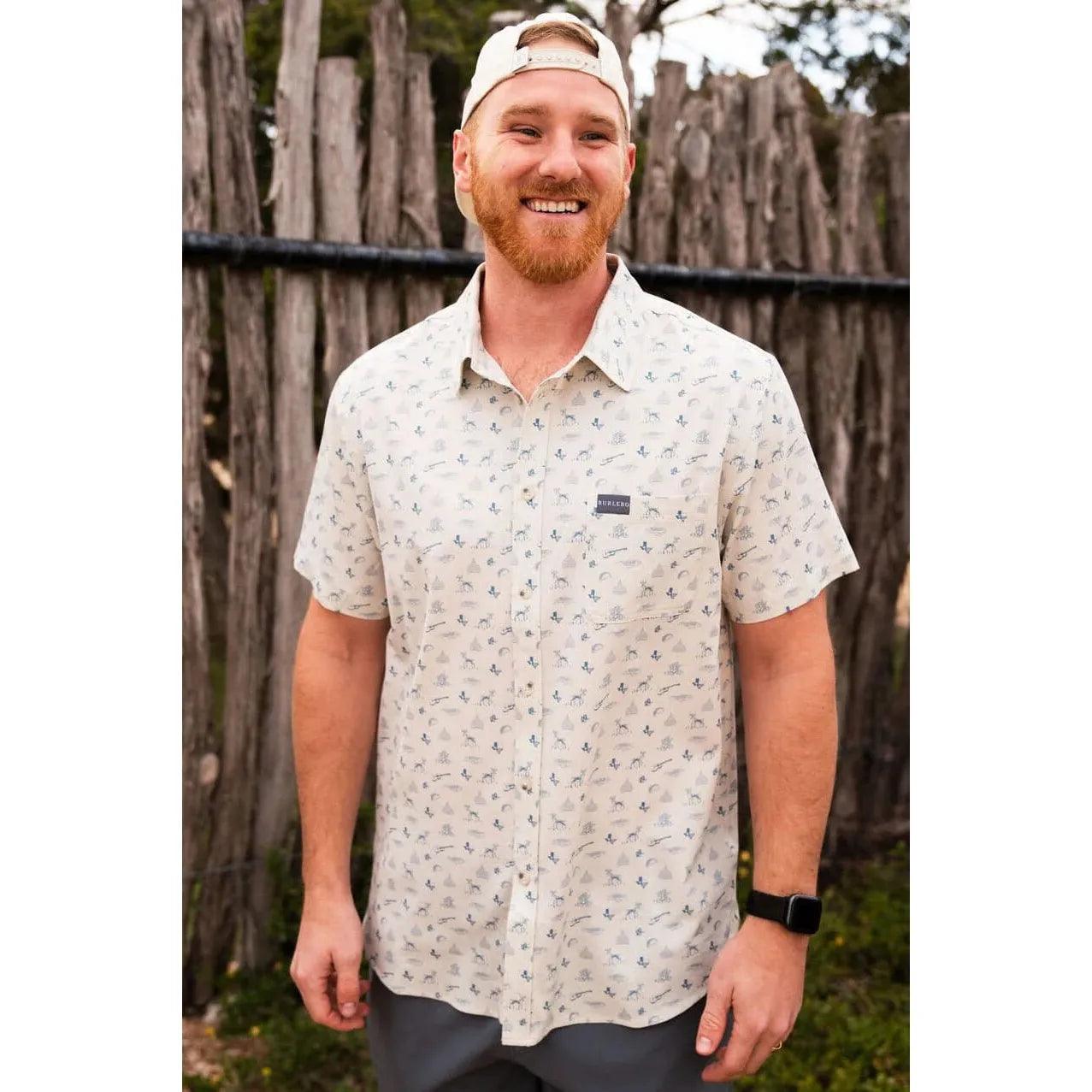 Men's Burlebo Performance Button Up 0008-PBU-LSS - Crazy House Western Wear