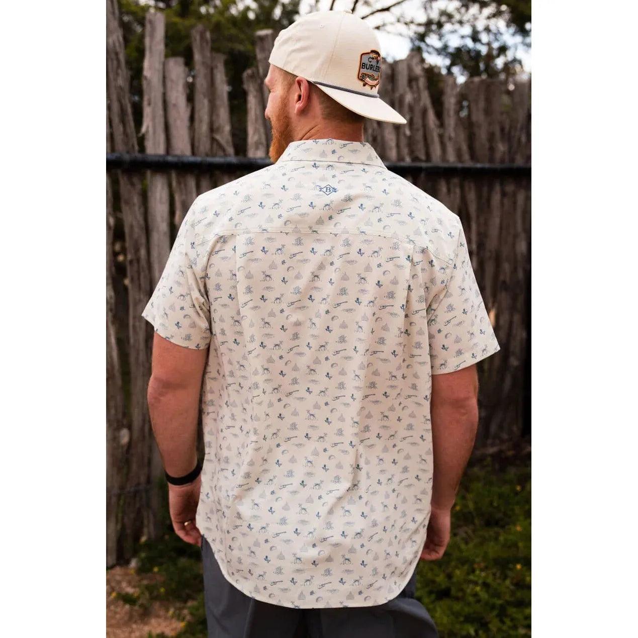 Men's Burlebo Performance Button Up 0008-PBU-LSS - Crazy House Western Wear