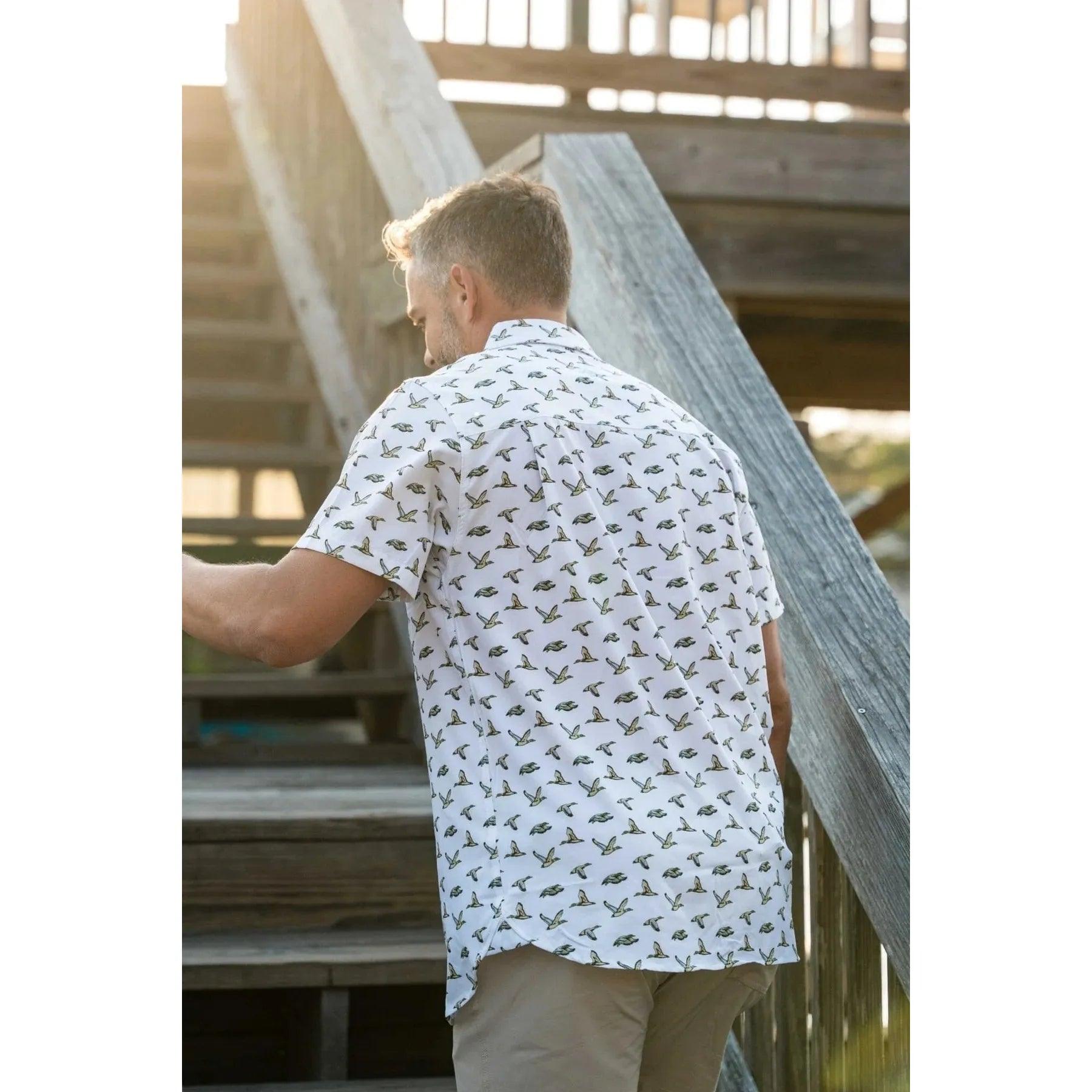 Men's Burlebo Performance Button Up 0008PBU-FMD - Crazy House Western Wear