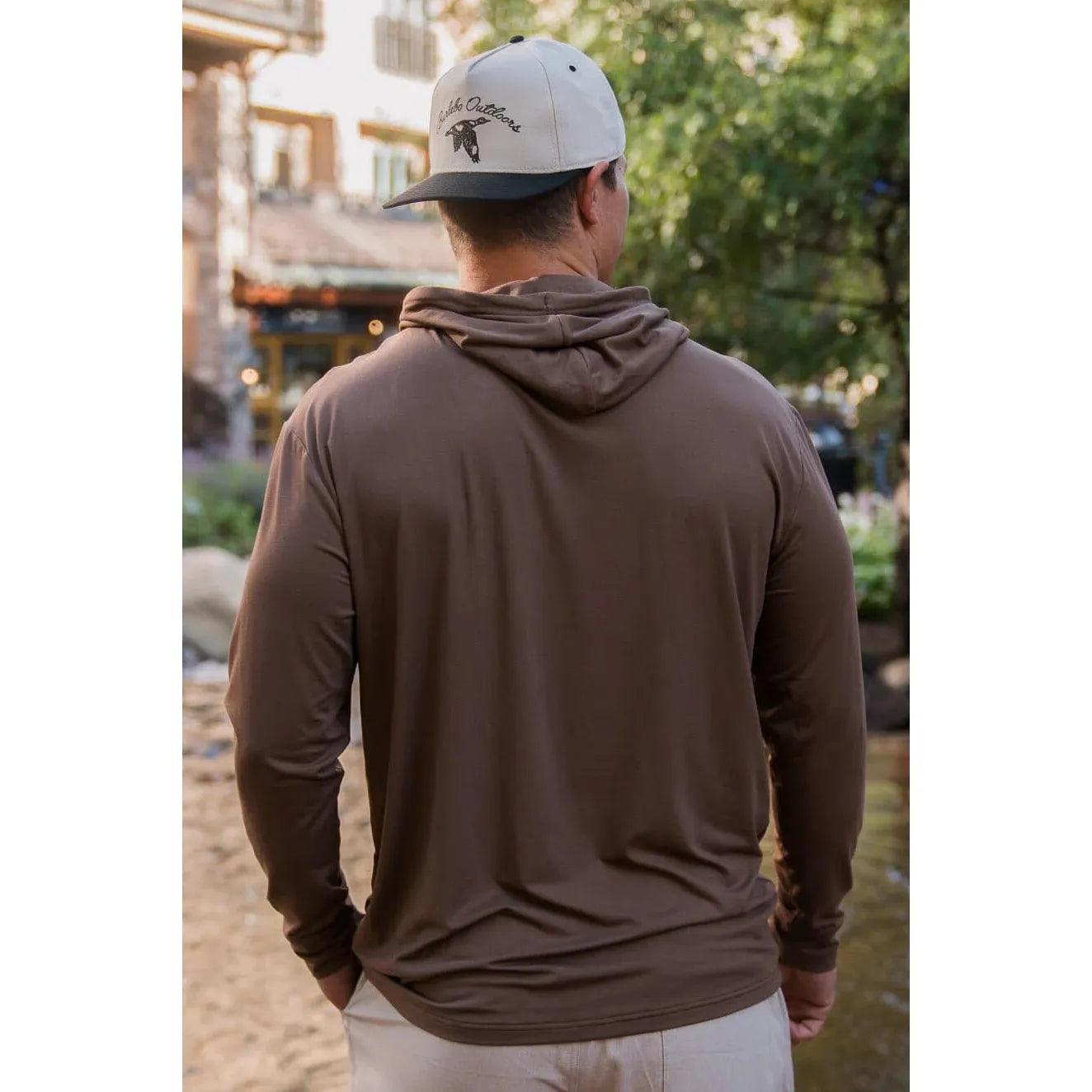 Men's Burlebo Performance Hoodie PH-HBRN-HOODIE - Crazy House Western Wear