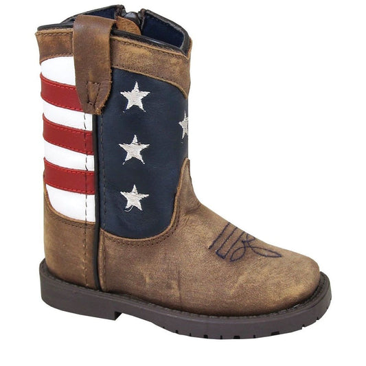 Boy's Toddler Smoky Mountain Stars and Stripes Boots 