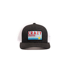 Crazy House Unisex Black and White Snapback with Outfitter Patch - Crazy House Western Wear
