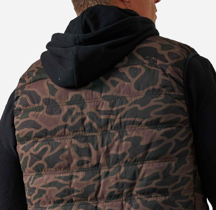 Burlebo Men's Bendita Camo Puffer Vest PV-BITAC