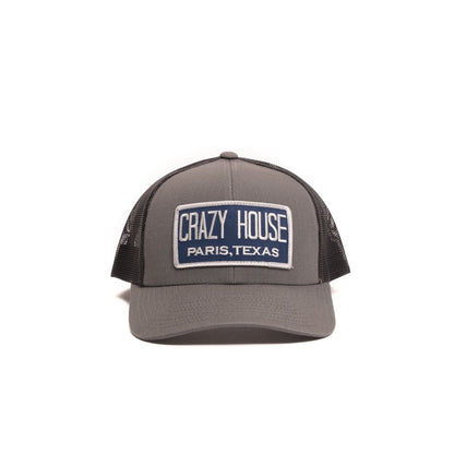 Crazy House Unisex Grey and Black Snapback with Patch - Crazy House Western Wear
