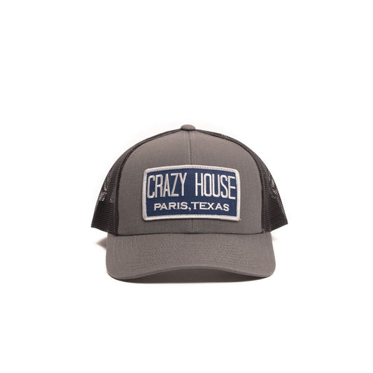 Crazy House Unisex Grey and Black Snapback with Patch - Crazy House Western Wear