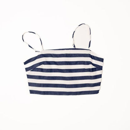 Women's By Together Striped Crop Tank Top L7922 - Crazy House Western Wear