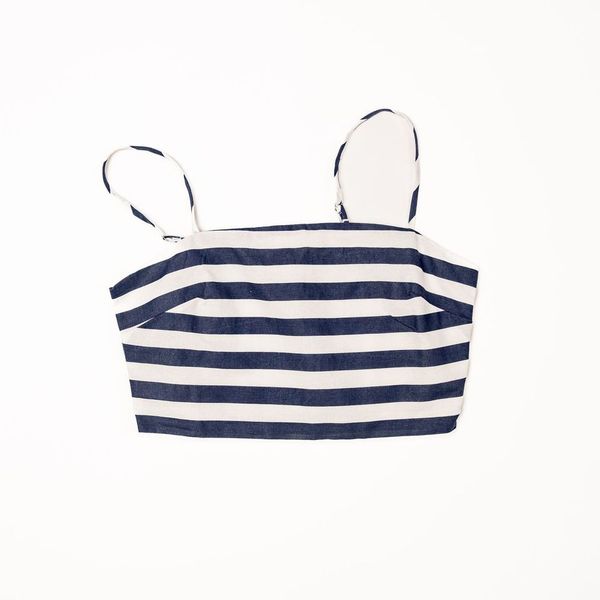 Women's By Together Striped Crop Tank Top L7922 - Crazy House Western Wear