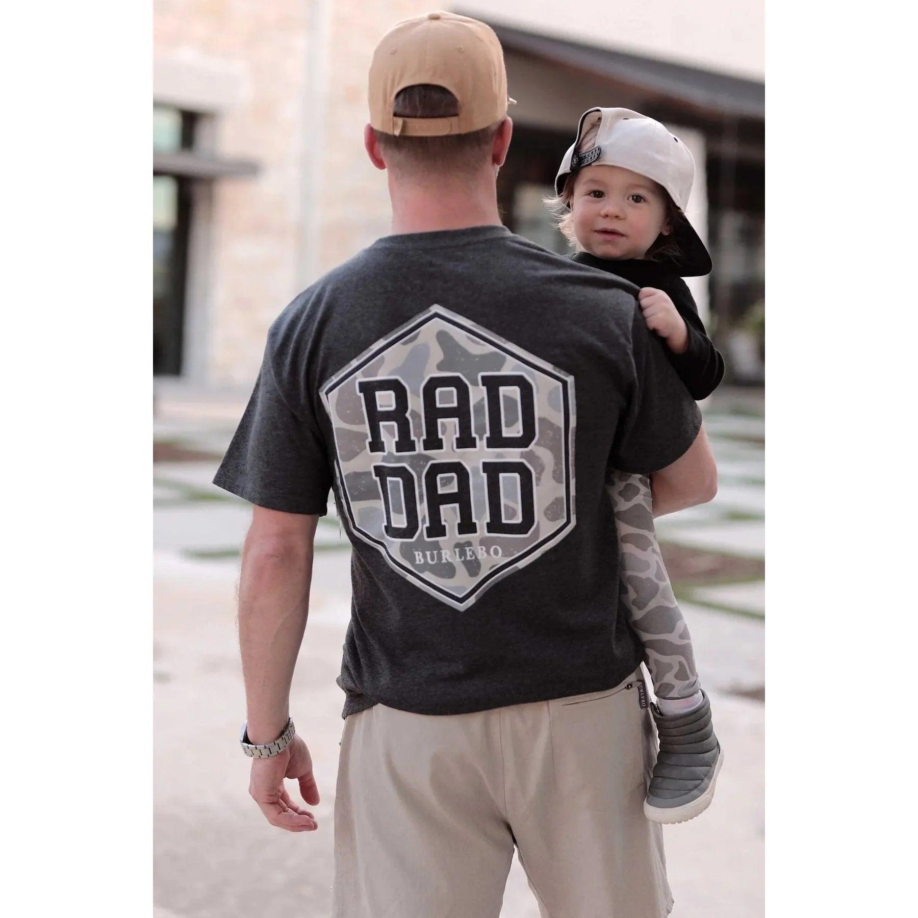 Men's Burlebo Rad Dad T-Shirt RDDC-SS-HDG - Crazy House Western Wear