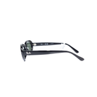 Ray-Ban Black Polished Oval Frame with Green Lenses 0RB2223-901-3154