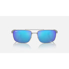 Ray-Ban Blue lens and Gray Frame Chromance Sunglasses RB3737CH-004
