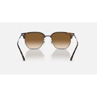 Ray-Ban Brown New Clubmaster Sunglasses 0RB4416-710