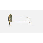 Ray-Ban Gold and Green Aviator Classic Sunglasses RB3025-001/58