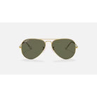 Ray-Ban Gold and Green Aviator Classic Sunglasses RB3025-001/58