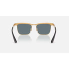 Ray-Ban Gold Frame with Dark Blue Lens Wayfarer Deluxe 0RB3875-92763R
