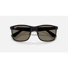 Ray-Ban Matte Black and Gray Chromance Lens Sunglasses RB4264-601