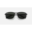 Ray-Ban Matte Black with Dark Gray Chromance Sunglasses RB3671CH-186