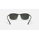 Ray-Ban Matte Black with Dark Gray Chromance Sunglasses RB3671CH-186
