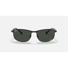 Ray-Ban Matte Black with Dark Gray Chromance Sunglasses RB3671CH-186