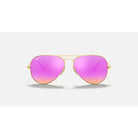 Ray-Ban Pink Aviator Flash Lens Sunglasses RB3025-112/1Q