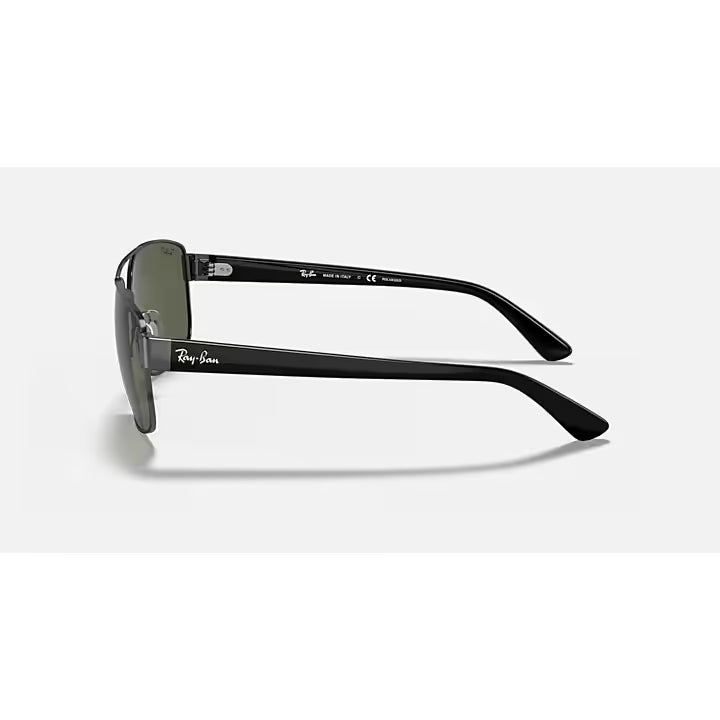 Ray-Ban Polished Gunmetal Frame Sunglasses RB3663-004/58