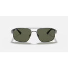 Ray-Ban Polished Gunmetal Frame Sunglasses RB3663-004/58
