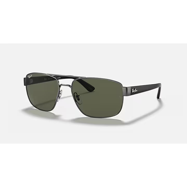 Ray-Ban Polished Gunmetal Frame Sunglasses RB3663-004/58