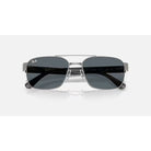 Ray-Ban Polished Gunmetal with Blue Polarized Lenses Sunglasses RB3701-004