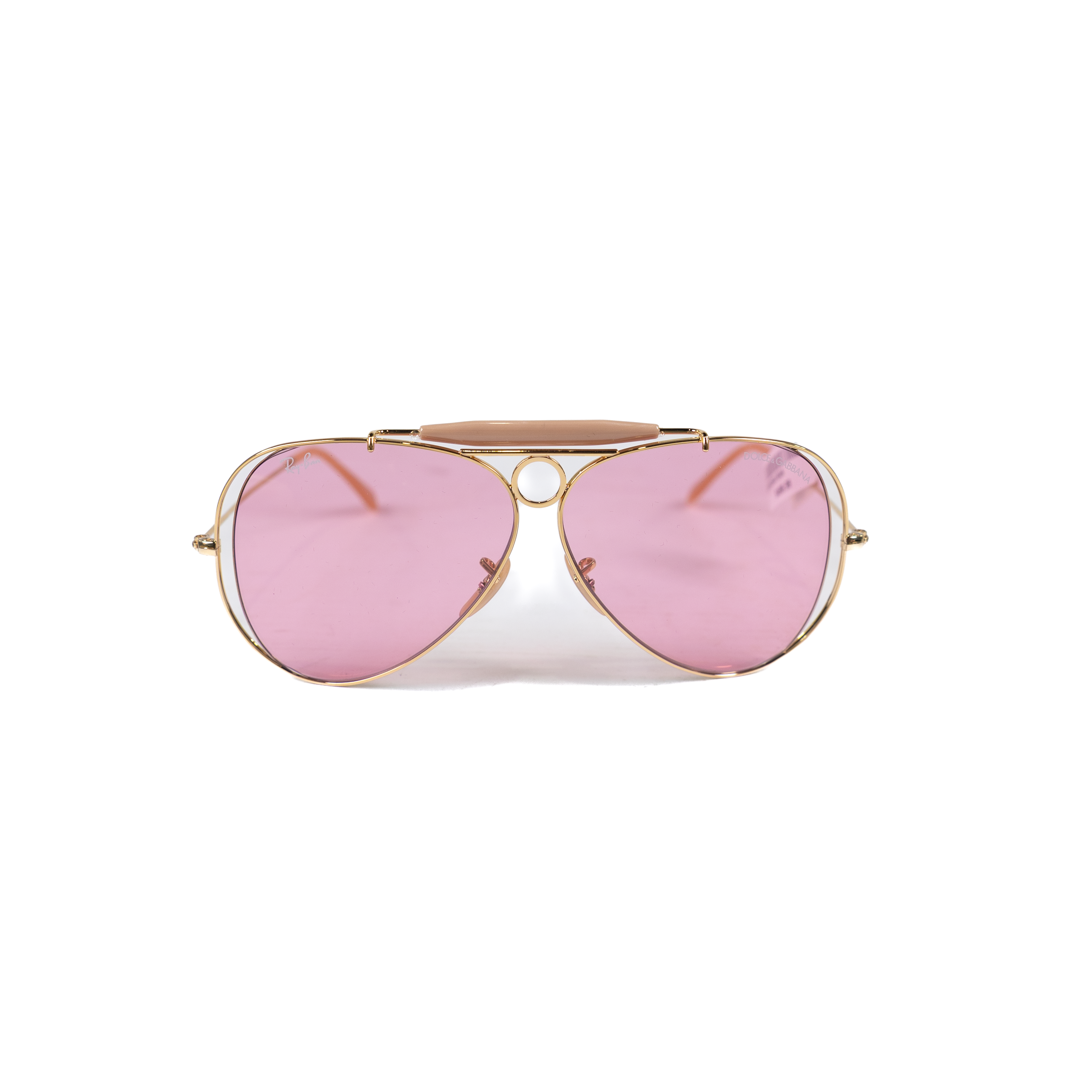 Ray-Ban X Dolce & Gabbana Arista Sunglasses with Pink Lens 0RB3138-001/8458