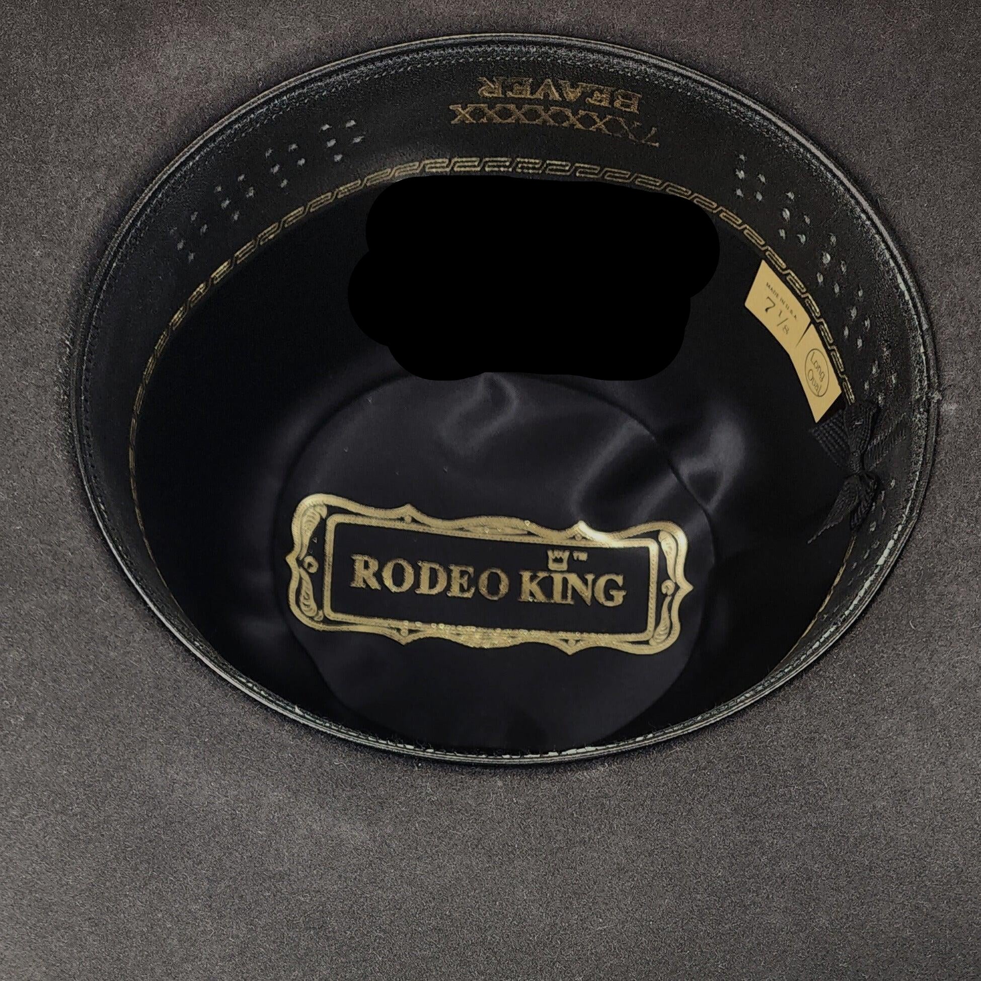 Rodeo King 7X Charcoal 4 1/2" Felt Hat - Crazy House Western Wear