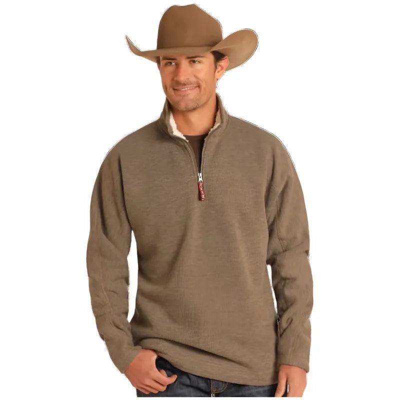 Powder River Quarter Zip Pullover - Crazy House Western Wear