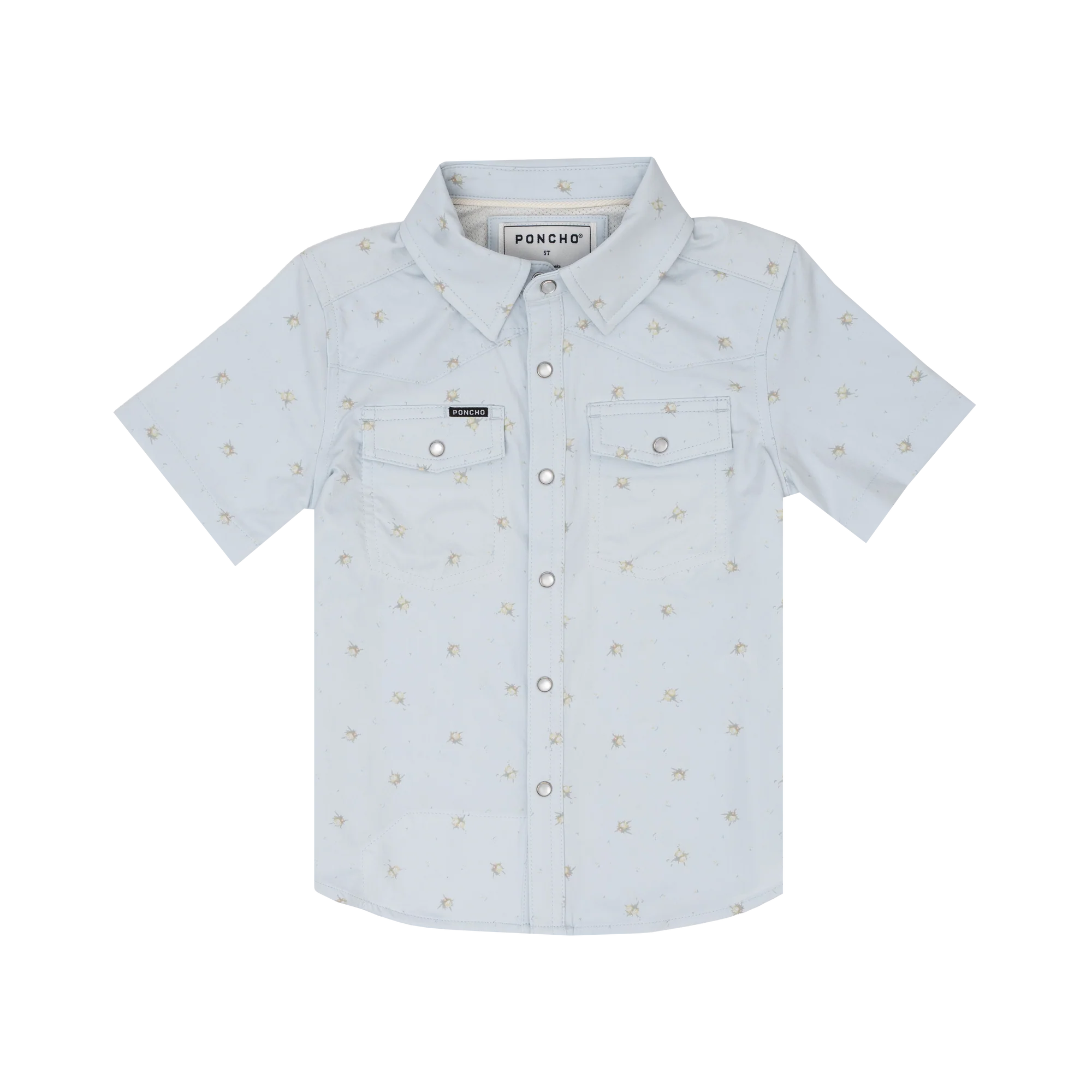 Boy's Poncho "The San Carlos" Short Sleeve Snap Shirt 