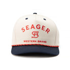 Men's Seager Branded Snapback MHS23BRANDNVY - Crazy House Western Wear