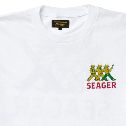 Men's Seager Finger Guns Tee MTSP25FGUNSWHT