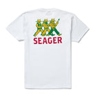 Men's Seager Finger Guns Tee MTSP25FGUNSWHT - Crazy House Western Wear