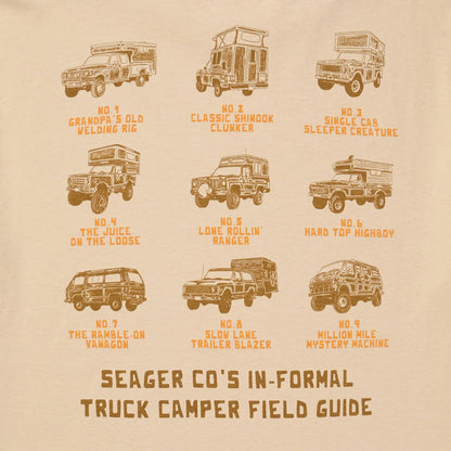 Men's Seager Informal Truck Guide Tee MTSP25TGUIDECRM