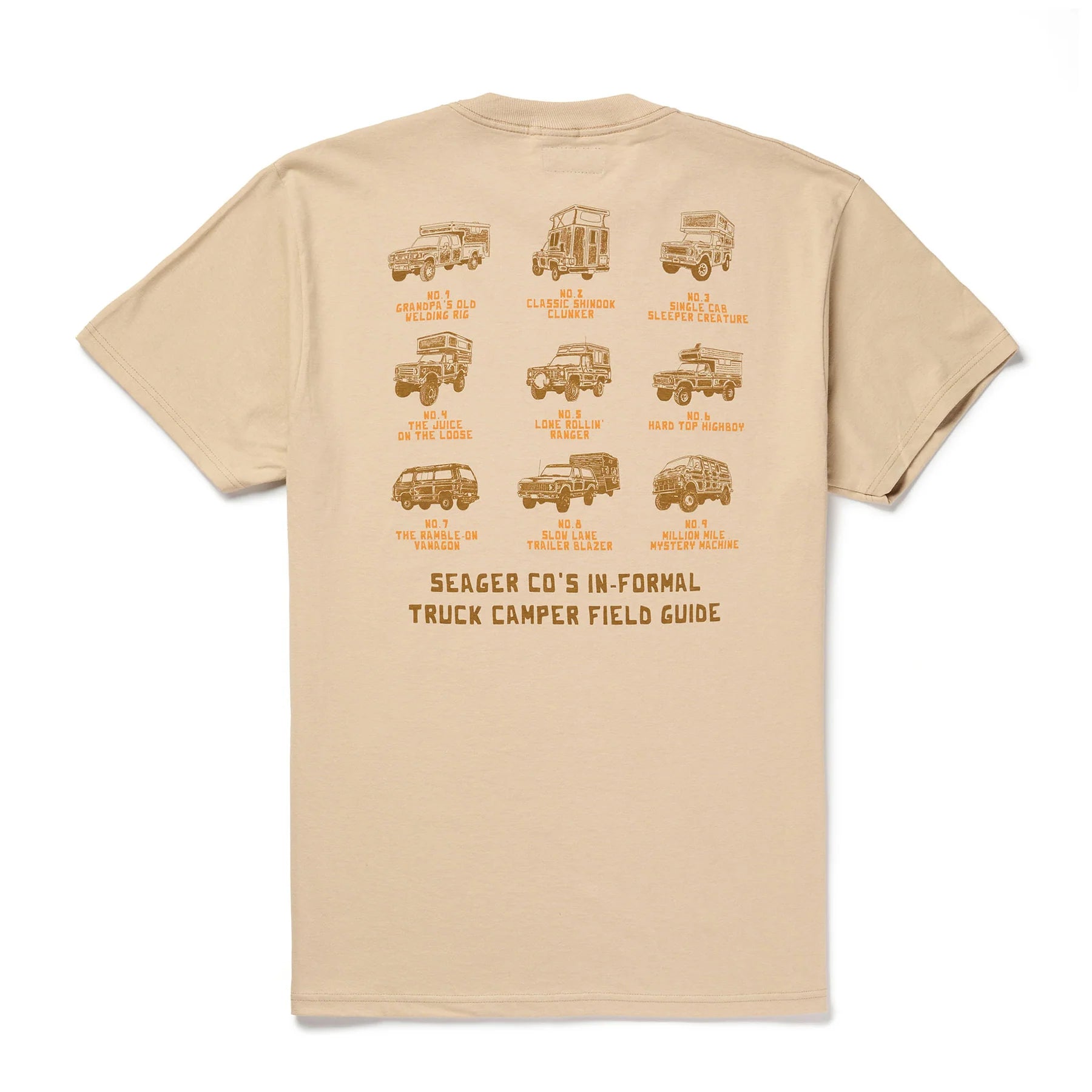 Men's Seager Informal Truck Guide Tee MTSP25TGUIDECRM - Crazy House Western Wear