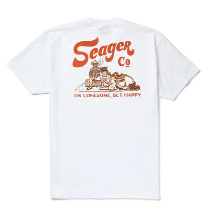 Men's Seager Lonesome Tee MTSP25LONESWHT