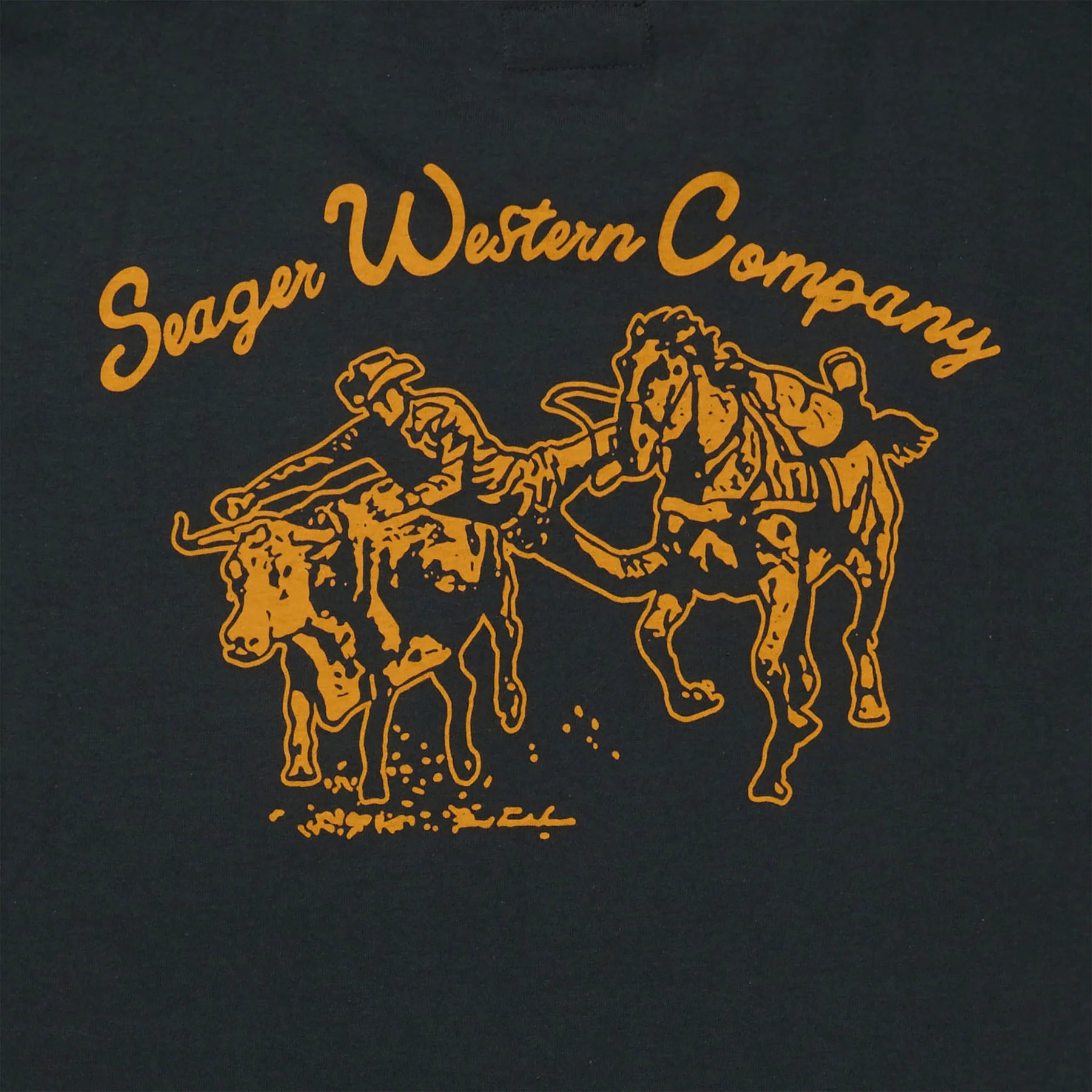 Men's Seager Los Rios Tee MTSP25LOSRIBLK - Crazy House Western Wear