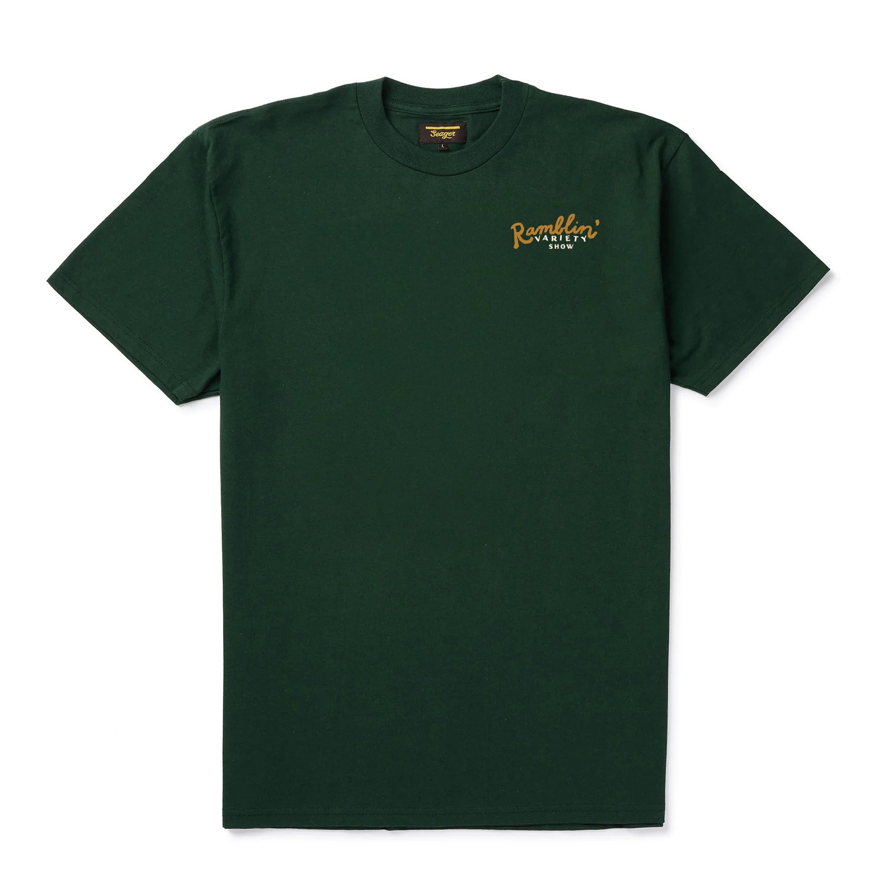 Men's Seager Ramblin' Variety Show Tee MTSP25RAMGRN - Crazy House Western Wear