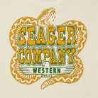 Men's Seager Rattler Tee MTSP25TRATTWHT - Crazy House Western Wear