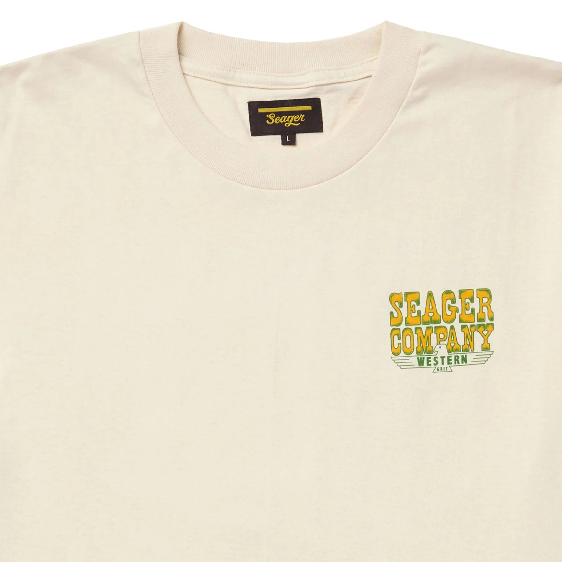 Men's Seager Rattler Tee MTSP25TRATTWHT - Crazy House Western Wear