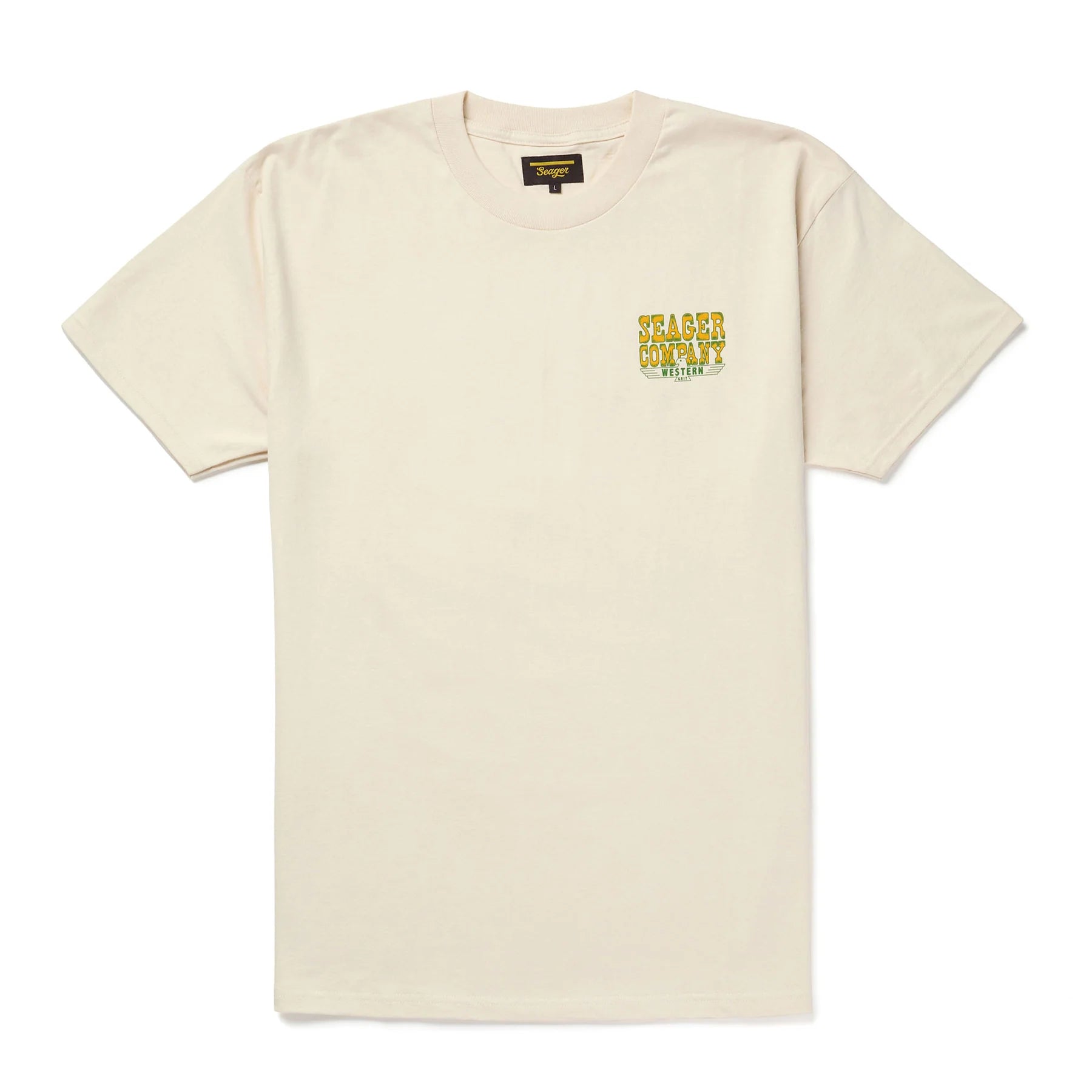 Men's Seager Rattler Tee MTSP25TRATTWHT - Crazy House Western Wear