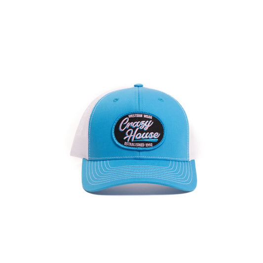 Crazy House Unisex Cyan Blue Snapback with est 1992 Patch - Crazy House Western Wear