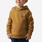 Burlebo Boy's Light Brown Mallard Camo Dog Fleece Hoodie Y-FH-MCD-LB